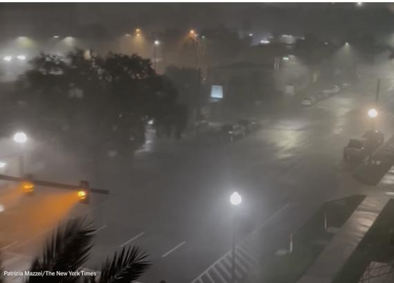 मिल्टन आँधीले लियो सातको ज्यान, फ्लोरिडा अझै त्रासमा